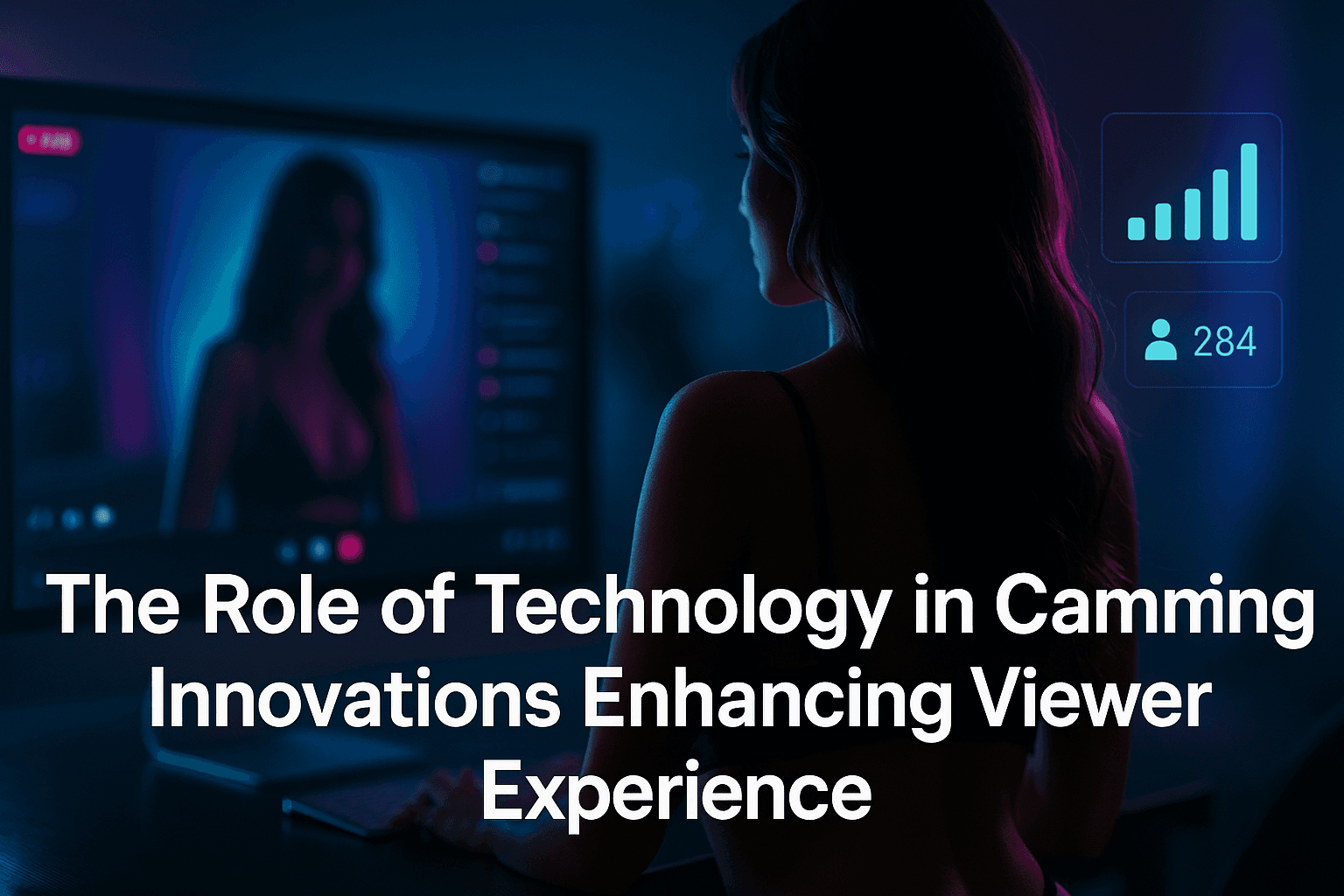 Modern technology enhancing viewer engagement in adult camming, showcasing innovative tools and interactive features.
